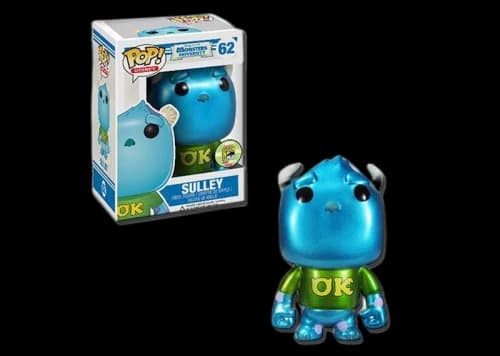 Funko Pop! Disney Monsters University Sulley (Monsters University) (Metallic) SDCC Figure #62