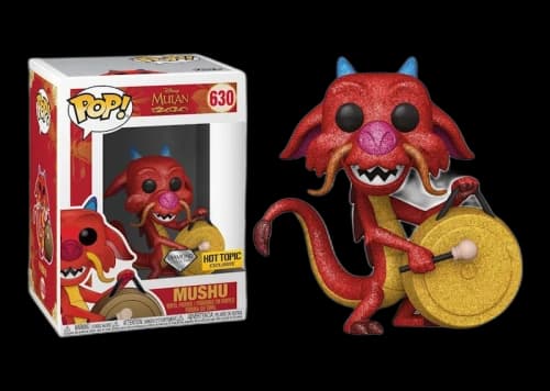 Funko Pop! Disney Mulan Mushu Diamond Hot Topic Exclusive Figure #630