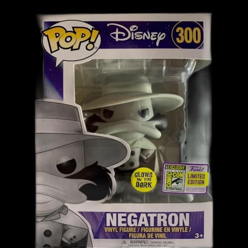 Funko Pop! Disney Negatron (Glow) SDCC Figure #300