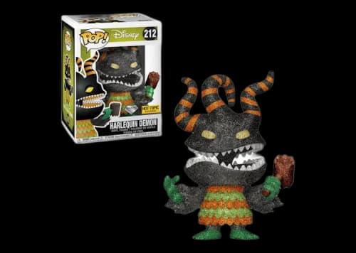 Funko Pop! Disney Nightmare Before Christmas Harlequin Demon Diamond Hot Topic Exclusive Figure #212