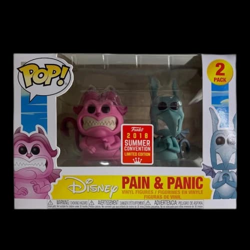 Funko Pop! Disney Pain & Panic Summer Convention Exclusive 2 Pack