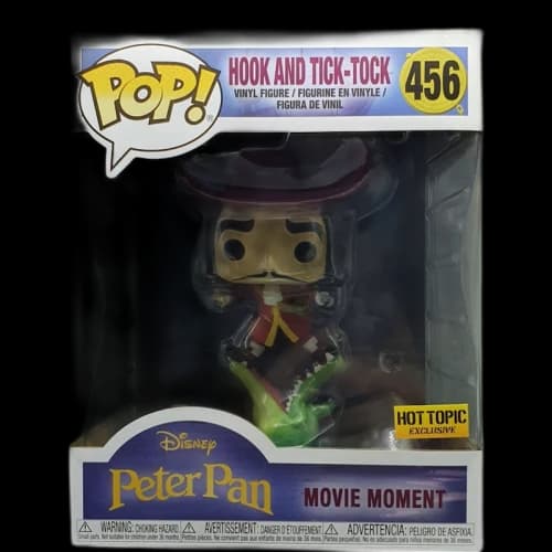 Funko Pop! Disney Peter Pan Hook and Tick-Tock Hot Topic Exclusive Movie Moment Figure #456