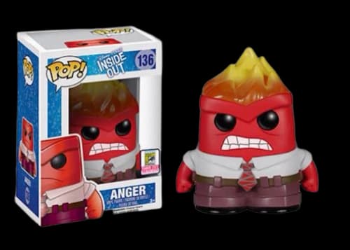 Funko Pop! Disney Pixar Inside Out Anger SDCC Figure #136