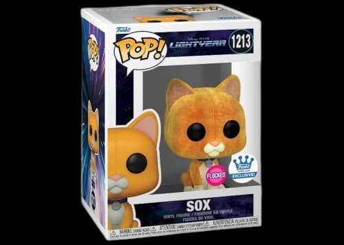 Funko Pop! Disney Pixar Lightyear Sox Flocked Funko Shop Exclusive Figure #1213