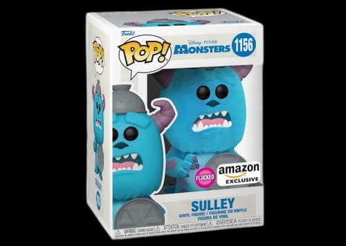 Funko Pop! Disney Pixar Monsters Sulley Flocked Amazon Exclusive Figure #1156