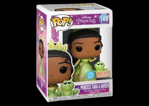 Funko Pop! Disney Pricess Tiana & Naveen (Glitter) Box Lunch Exclusive Figure #149