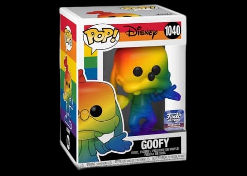 Funko Pop! Disney Pride Goofy (Rainbow) Funko Hollywood Exclusive Figure #1040
