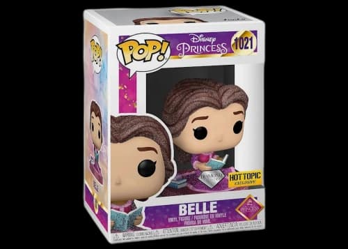 Funko Pop! Disney Princess Belle Diamond Hot Topic Exclusive Figure #1021