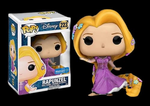 Funko Pop! Disney Princess Rapunzel (Glitter) Walmart Exclusive Figure #223