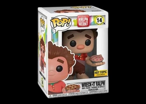 Funko Pop! Disney Ralph Breaks the Internet Wreck-It Ralph Holding Pie Hot Topic Exclusive Figure #14