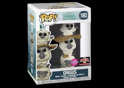 Funko Pop! Disney Raya The Last Dragon Ongis (Flocked) Target Con Exclusive Figure #1003