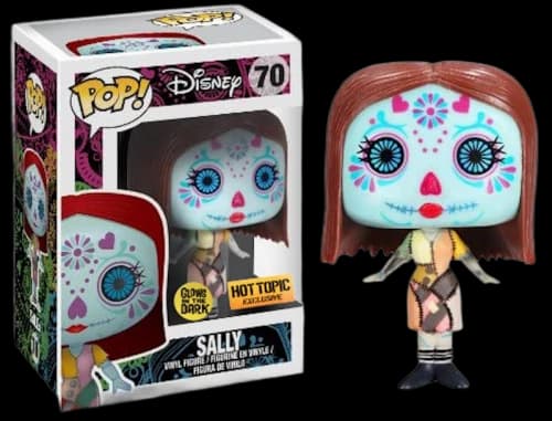 Funko Pop! Disney Sally (Day of the Dead) (Glow) Hot Topic Exclusive Figure #70