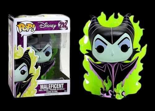Funko Pop! Disney Sleeping Beauty Maleficent Green Flames Hot Topic Exclusive Figure #232