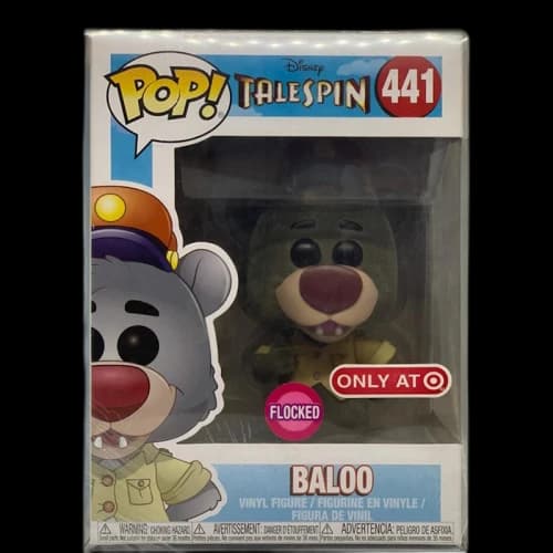 Funko Pop! Disney Talespin Baloo (Flocked) Target Exclusive Figure #441