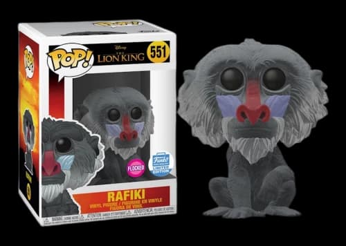 Funko Pop! Disney The Lion King Rafkiki (Flocked) Funko Shop Exclusive Figure #551