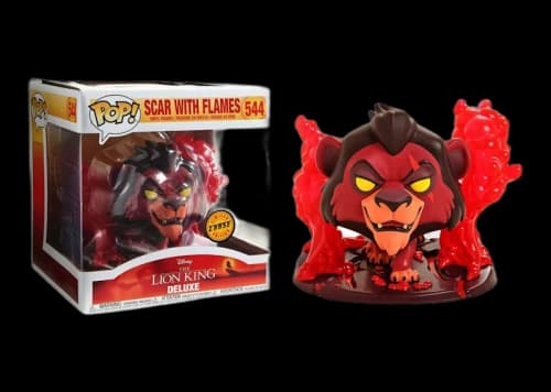 Funko Pop! Disney The Lion King Scar with Flames (Red) Chase Hot Topic Exclusive Figure #544