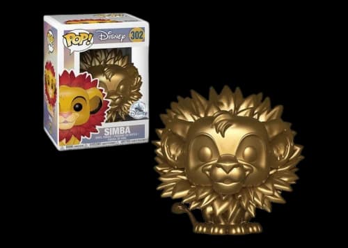 Funko Pop! Disney The Lion King Simba (Gold) Disney Store Exclusive Figure #302