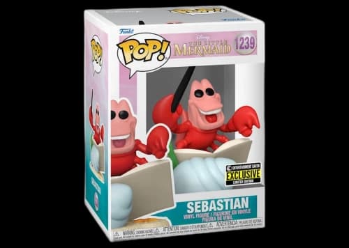 Funko Pop! Disney The Little Mermaid Sebastian Entertainment Earth Exclusive Figure #1239