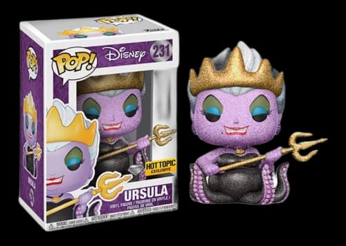 Funko Pop! Disney The Little Mermaid Ursula Diamond Hot Topic Exclusive Figure #231