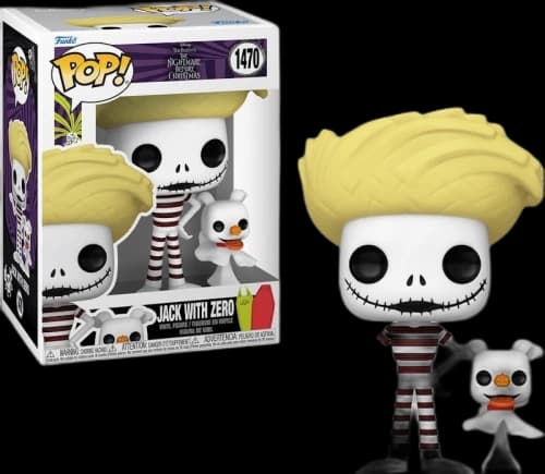 Funko Pop! Disney: The Nightmare Before Christmas Jack with Zero (Beach) Figure #1469