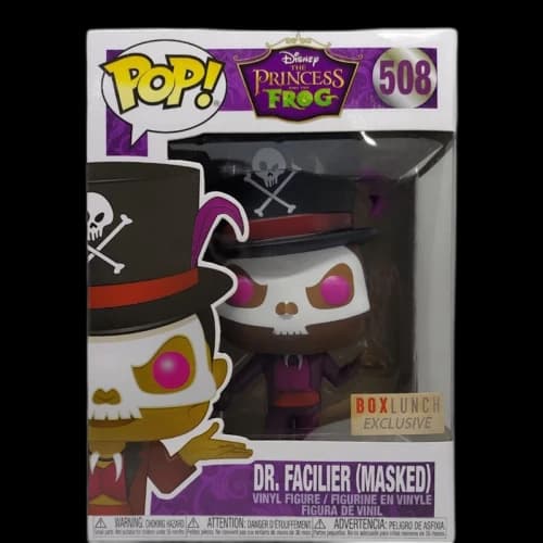 Funko Pop! Disney The Princess and the Frog Dr. Facilier (Masked) Box Lunch Exclusive Figure #508
