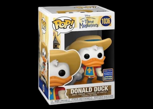 Funko Pop! Disney The Three Musketeers Donald Duck Funko Wondrous Convention Edition Figure #1036