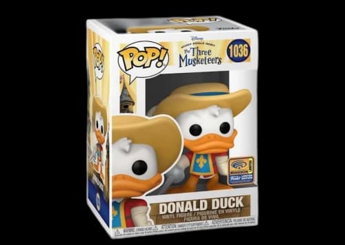 Funko Pop! Disney The Three Musketeers Donald Duck WonderCon Exclusive Figure #1036