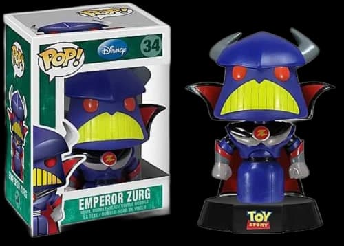Funko Pop! Disney Toy Story Emperor Zurg Bobble-Head Figure #34