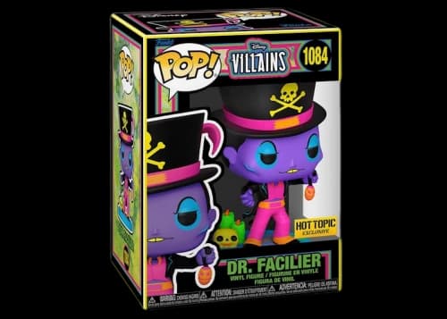 Funko Pop! Disney Villains Black Light Dr. Facilier Hot Topic Exclusive Figure #1084