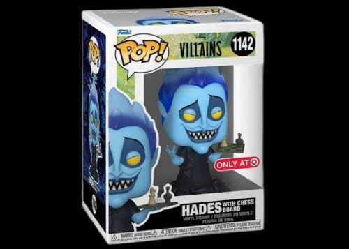 Funko Pop! Disney Villains Hades with Chess Board Target Exclusive Figure #1142