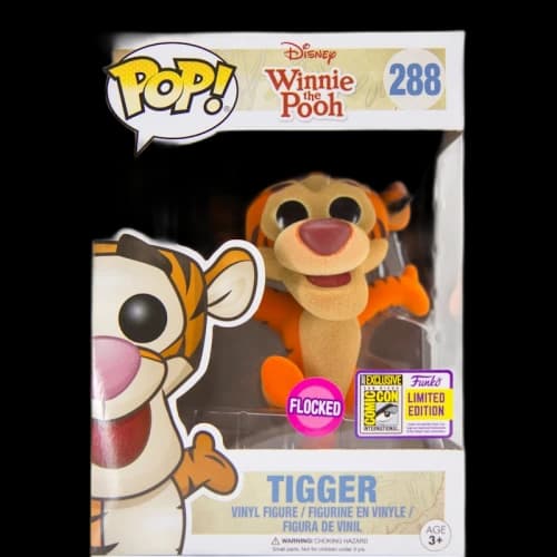 Funko Pop! Disney Winnie The Pooh Tigger (Bouncing) (Flocked) SDCC Figure #288