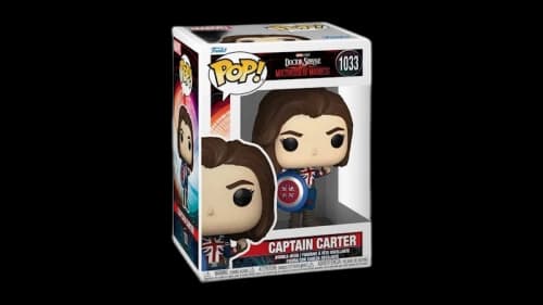 Funko Pop! Doctor Strange in the Multiverse of Madness Captain Carter (Illuminati) Funko Pop! Vinyl Figure #1033 Figure Black