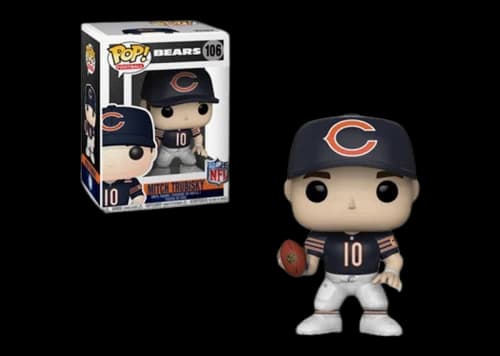 Funko Pop! Football Chicago Bears Mitch Trubisky Blue Jersey Figure #106