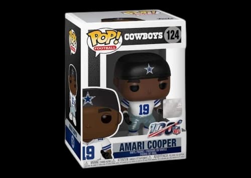 Funko Pop! Football Dallas Cowboys Amari Cooper White Jersey Figure #124