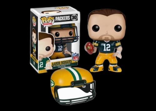 Funko Pop! Football Green Bay Packers Aaron Rodgers Green Jersey Figure #30