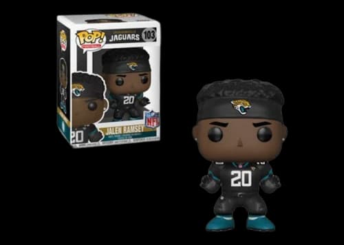 Funko Pop! Football Jacksonville Jaguars Jalen Ramsey Black Jersey Figure #103