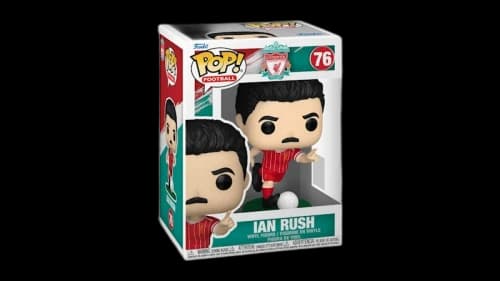 Funko Pop! Football Liverpool Ian Rush Funko Pop! Vinyl Figure #76 Figure Black