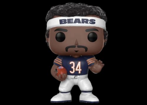 Funko Pop! Football NFL Chicago Bears Walter Payton Figure #78 Blue Jersey