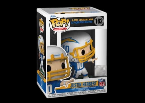 Funko Pop! Football NFL Los Angeles Chargers Justin Herbert Figure #162