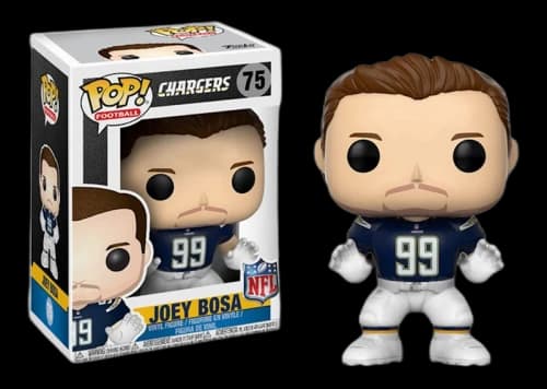 Funko Pop! Football San Diego Chargers Joey Bosa Blue Jersey Figure #75