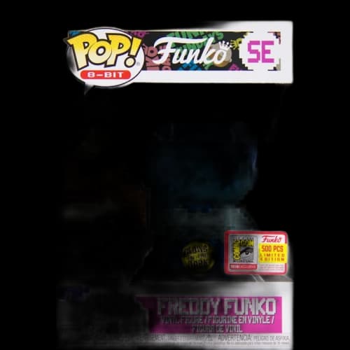 Funko Pop! Freddy Funko (8-Bit Blue Glow) SDCC Special Edition