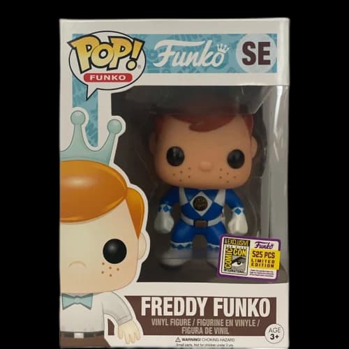 Funko Pop! Freddy Funko (as the Blue Ranger) (Blue) SDCC Special Edition