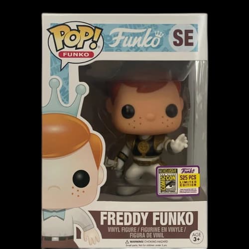 Funko Pop! Freddy Funko (as the White Ranger) (White) SDCC Special Edition