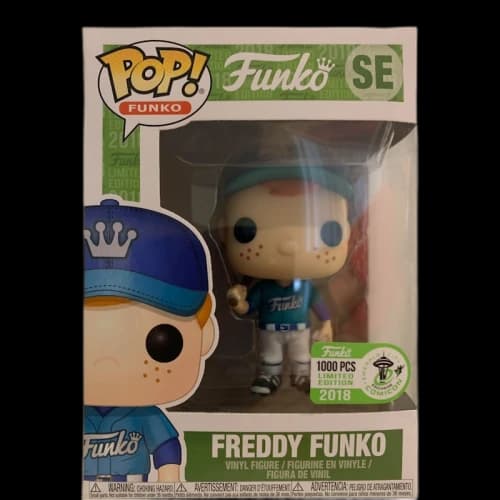 Funko Pop! Freddy Funko (Baseball) (Teal) Emerald City Comic Con Special Edition