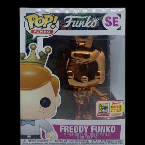 Funko Pop! Freddy Funko Bowtie (Orange Chrome) SDCC Special Edition