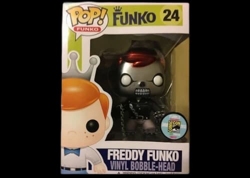 Funko Pop! Freddy Funko (Ghost Rider) (Metallic) SDCC Bobble-Head Figure #24