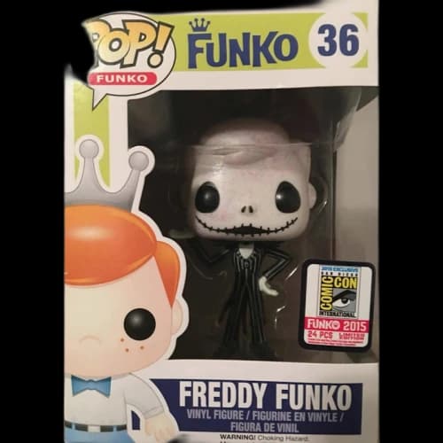 Funko Pop! Freddy Funko (Jack Skellington) (Glitter) SDCC Figure #36