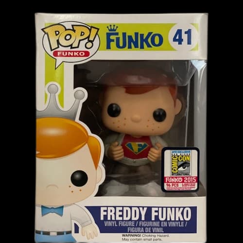 Funko Pop! Freddy Funko (Stan Lee) (Red Shirt) SDCC Figure #41