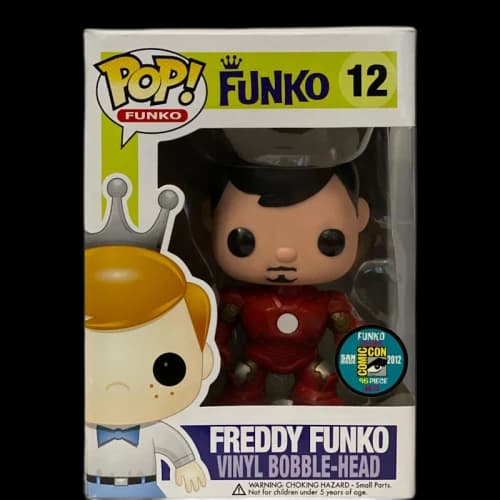 Funko Pop! Freddy Funko Tony Stark SDCC Bobble-Head Figure #12