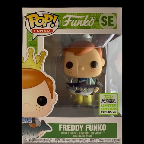 Funko Pop! Freddy Funko with Fish Yellow Pants Spring Convention Special Edition